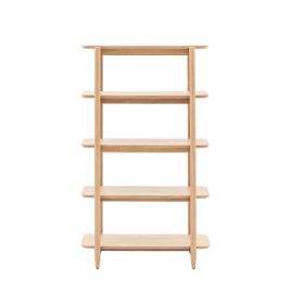 BANBURY Tall Open Display Rack - Light Oak