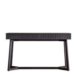 ASHWELL 2 Drawer Office Desk - Black