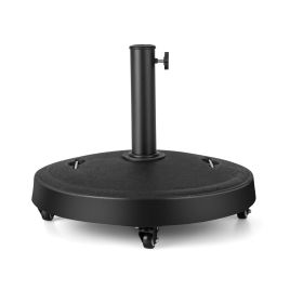 Umbrella Base - 23kg Outdoor Umbrella Base with Wheels and Handles