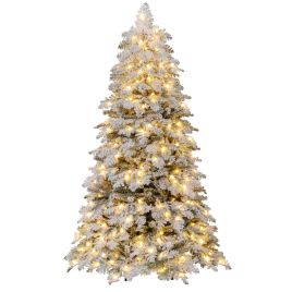 Pre-lit Artificial Christmas Tree with Mixed Branch Tips - 180 cm