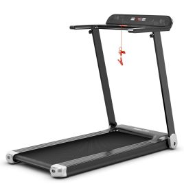 Treadmill - Folding Treadmill with APP Control and Bluetooth Speaker-Silver