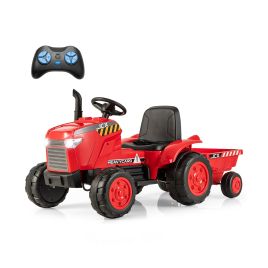 Kids Electric Vehicle - 12V Kids Ride On Tractor - Red