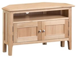 Norwich Corner TV Cabinet - Oak