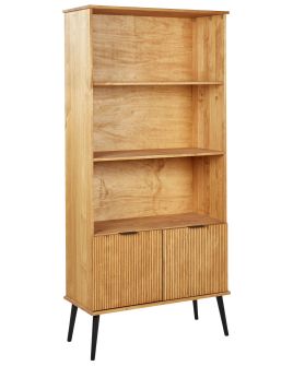 Bookcase TIMMINS Wood 190 cm Brown