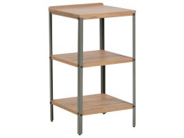 HORNLEIGH Wooden Outdoor Kitchen Island 50 cm - Brown
