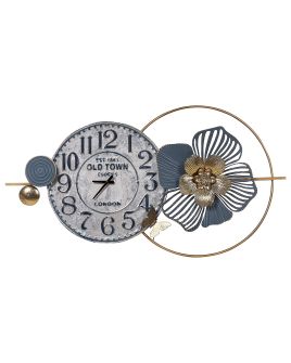 Wall Clock BERKERIUM 90 cm Metal Blue