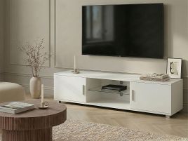 LINTONBURY TV Stand - White, 140cm