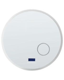 LED Bathroom Mirror FIXIN 80 cm 80 cm With Built-In Bluetooth Speaker Silver