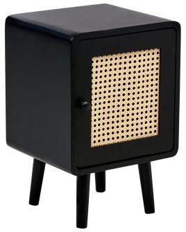 LRFEOY Bedside Table Black