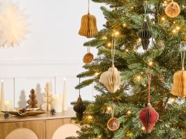 CEJARO Christmas Decor Hanging Baubles Set of 20 - Multicolour
