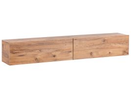 TLADSGONE Wall Mounted TV Stand 180cm Brown