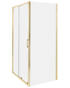 Shower Enclosure YORO 80 x 100 x 185 cm Gold