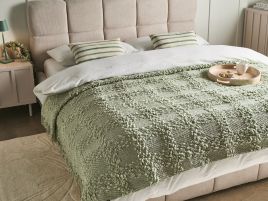 BUDERO Fabric Blanket - Green, 200cm