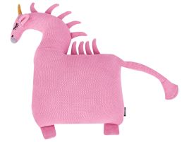 Set of 2 Cotton Kids Cushions Unicorn 45 x 45 cm Pink LAMMI