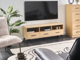 LORVENA TV Stand - Light Brown