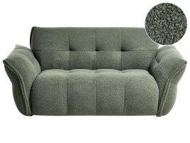 YOXFORDON Boucle Fabric 2 Seater Sofa - Green