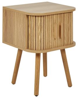 Bedside Table SELAH Light Brown