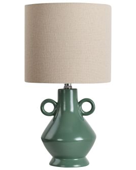CARLEIGHON Table Lamp Ceramic - Green