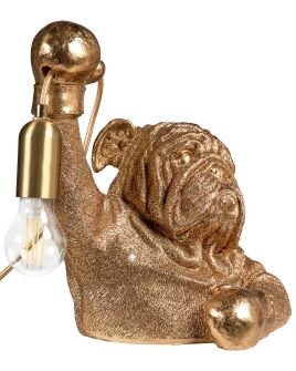 CHALBOURNE Table Lamp Dog - Gold