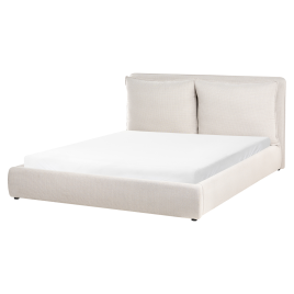 BAJONA Kingsize Fabric Waterbed - Beige