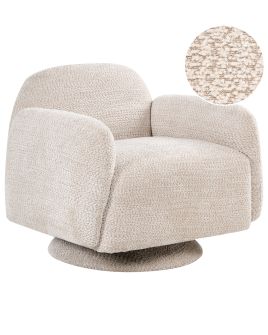 WELCOMBE Swivel Armchair - Beige