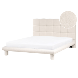 ALURE Kingsize Boucle Fabric Bedframe - Off-White