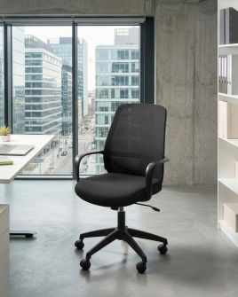 KAZEXI Fabric Office Chair - Black