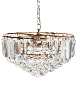 Chandelier ACHEIRO L Crystal Gold