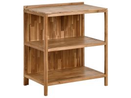 NEVOSA Outdoor Kitchen Island Acacia Wood 80cm Brown