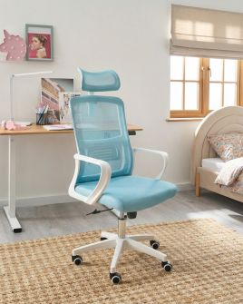 CONARMH Mesh Office Chair - Light Blue