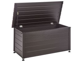 Storage Box CAMPALTO Metal 123 cm 60 cm Dark Brown