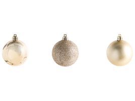 TYINOVA Set of 60 Christmas Baubles Hanging Ornament Decoration - Gold