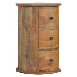 Natural Finish Chest of Drawers - NYBORG Small Chest  3 Drawers