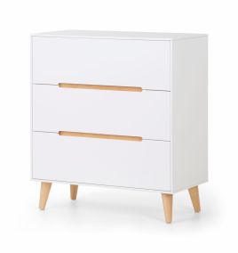 Alicia 3 Drawer Storage Chest - White
