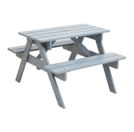 ROHEI Kids Picnic Bench - Grey