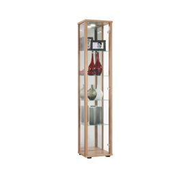 Everleigh 1 Door Display Rack - Oak