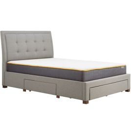 Birlea Shelby Grey 3-Drawer Bed - Double 4ft6