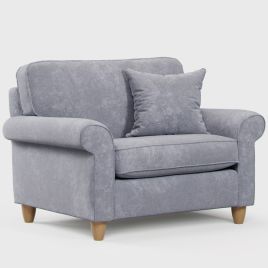 Armchair - COASTAL Fabric - Anthracite 123cm