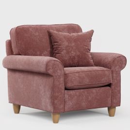 Armchair - COASTAL Fabric - Deep Terra 92cm