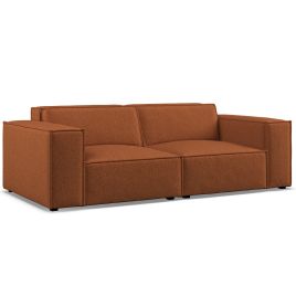 2 Seater Sofa - LUCCA Fabric Terra