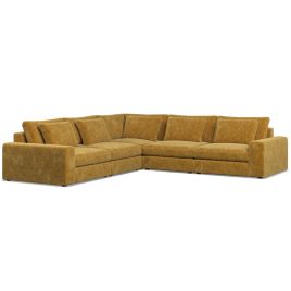 Corner Sofa - SOVA Fabric 4 Seater Right Hand Facing Sunny