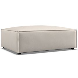 Footstool - LUCCA Fabric Ivory