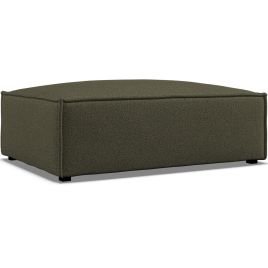 Footstool - LUCCA Fabric Winter Moss