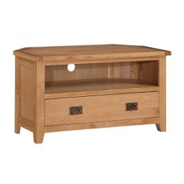 Paxley Corner TV Unit - Oak