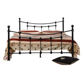 Alistair Aspen Metal Single Size Bed - Black