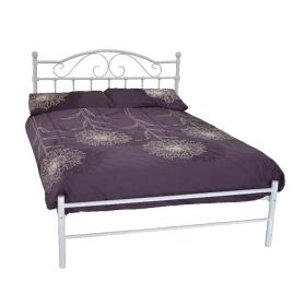 Sussex Classic Metal Bed Frame - 3ft Single - White