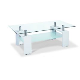 Atticus High Gloss Coffee Table - White