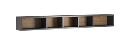 Ohio 02 Wall Shelf - Grey Matt