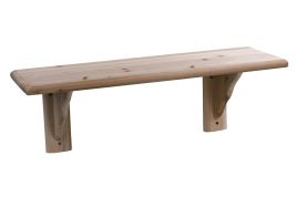 Natural Wood Floating Display Shelf Kit - 118cm