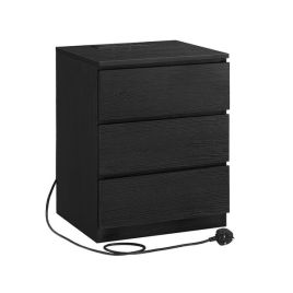 Night Volt Bedside Organizer - Black